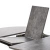 Стол раздвижной Silver D100, бетон светлый/черный
