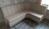 Кухонный угловой диван Кантри правый угол, Черный, артикул 29454