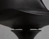 Стул обеденный DOBRIN TULIP (черное основание, цвет черный (B-03)