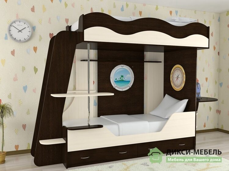 Двухъярусная кровать Кораблик-2