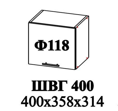 Ф-118 Альфа (ШВГ 400) МДФ холст вулкан