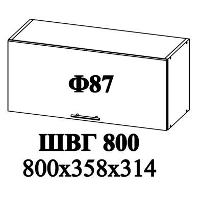 Ф-87 Альфа (ШВГ 800) МДФ холст брюле