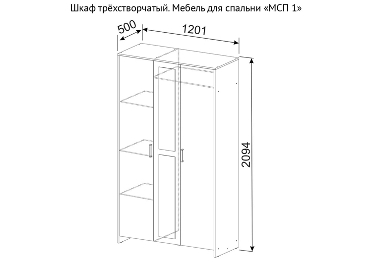 Как собрать трехстворчатый шкаф с зеркалом