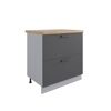 ДСВ Шкаф нижний СКХ 800 2 ящика фурнитура Hafele
