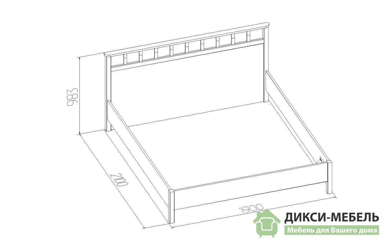 Кровать Люкс (1800) 