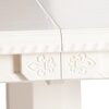 Стол STEFANO круглый бук, мдф, D90+30x77см, Ivory white