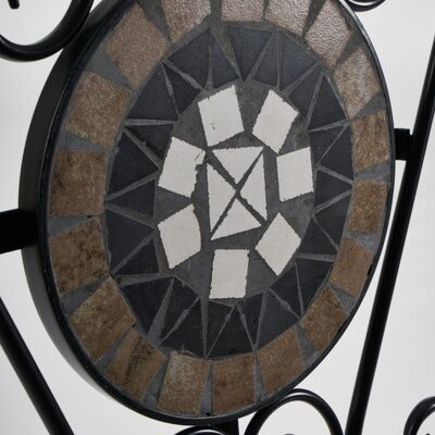 Стул Secret de Maison VICENZA (mod. PL08-7451RV) металл, 36*35*91 см, черный /плитка ",калейдоскоп",