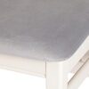 Стул DOLCE мягкое сидение бук, 40х46х100см, ivory white, велюр Tenerife Ultimate grey