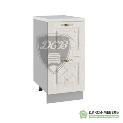 Шкаф нижний комод (2 ящика) СК2 400 Гранд